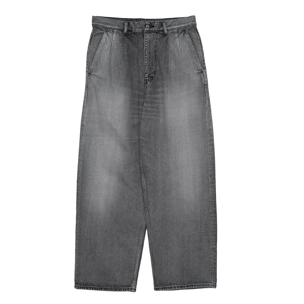 Selvage Denim Two Tuck Pants(LIGHT FADE)