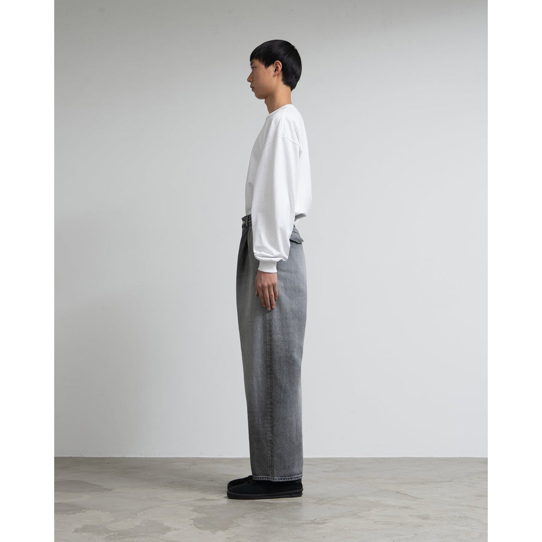 Selvage Denim Two Tuck Pants(LIGHT FADE)