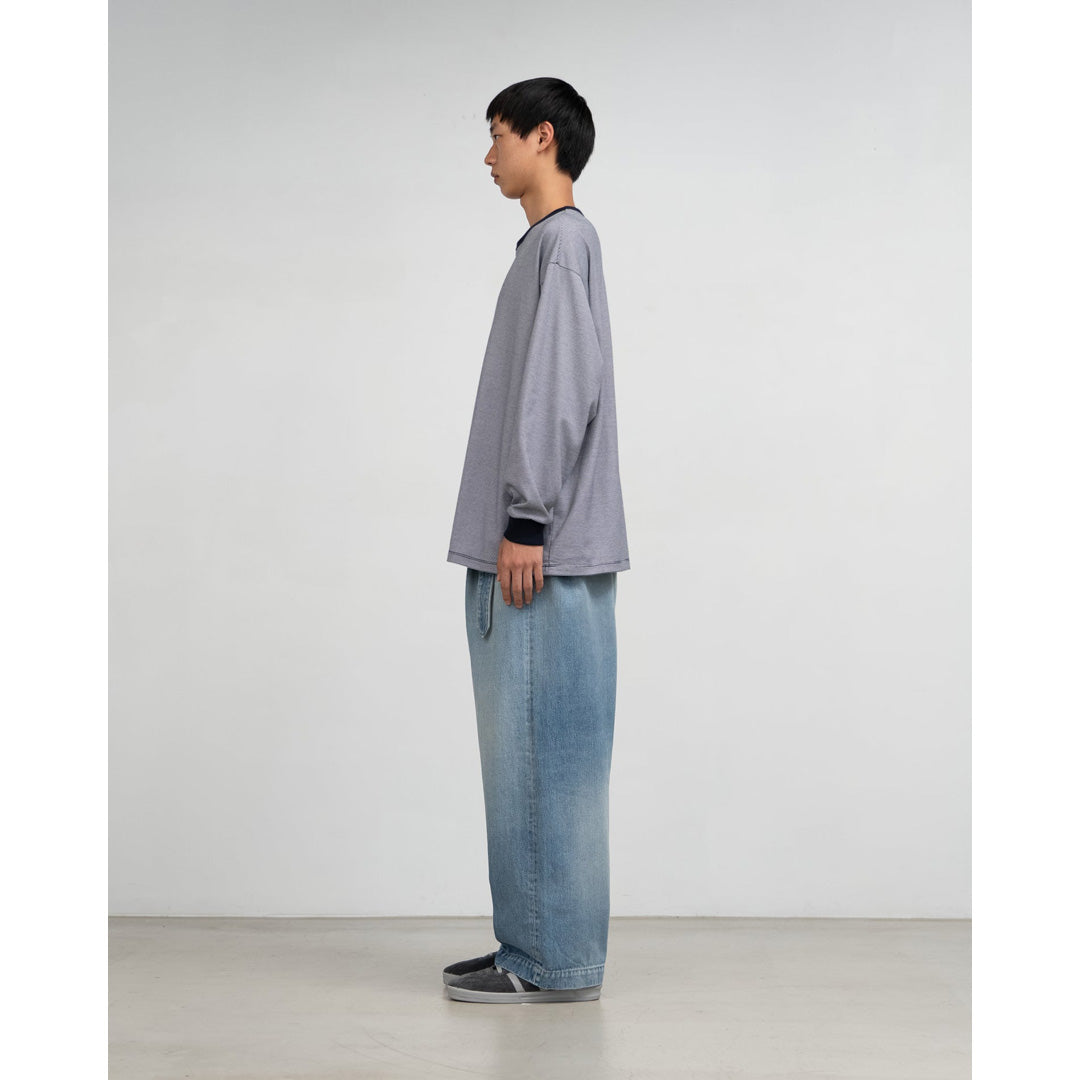 Selvage Denim Belted Pants(LIGHT FADE)