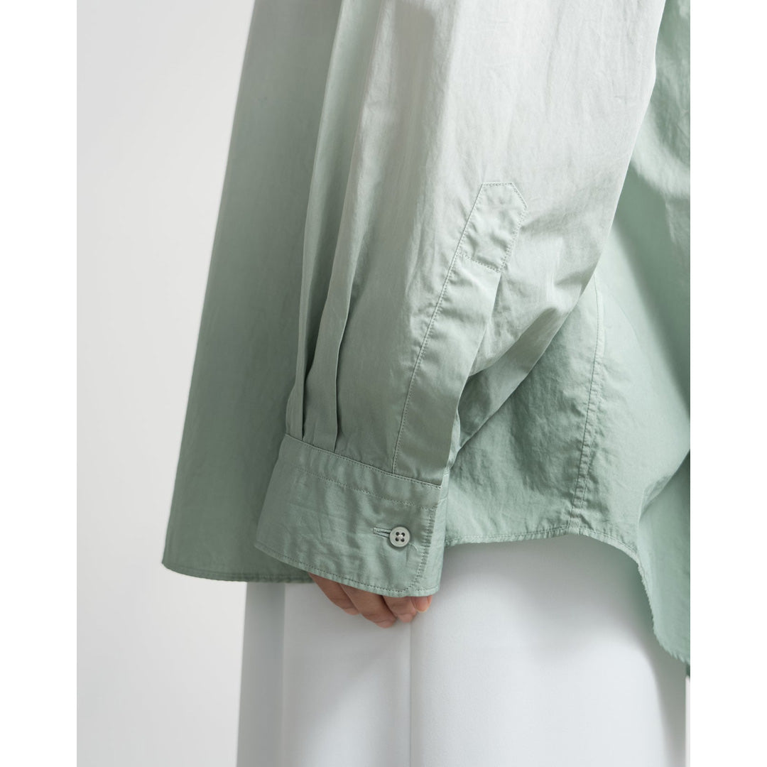 Broad L/S Oversized Regular Collar Shirt