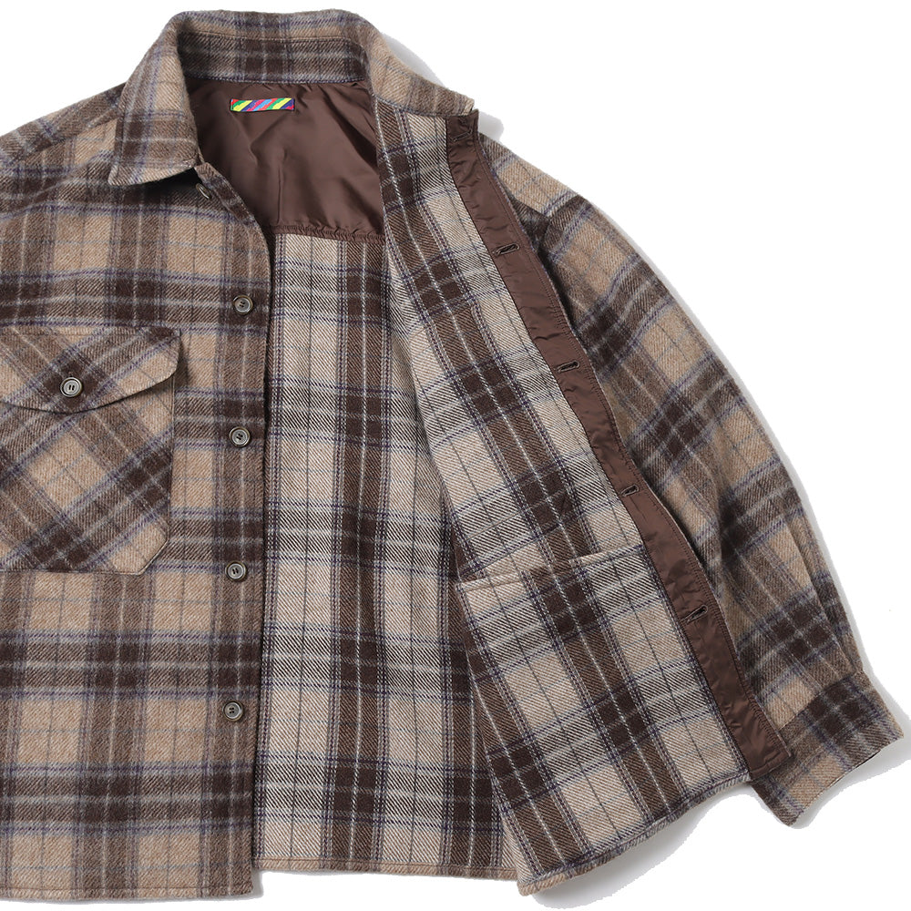 is-ness(イズネス)WOOL CPO SHIRT (1003AWSH01W) | is-ness