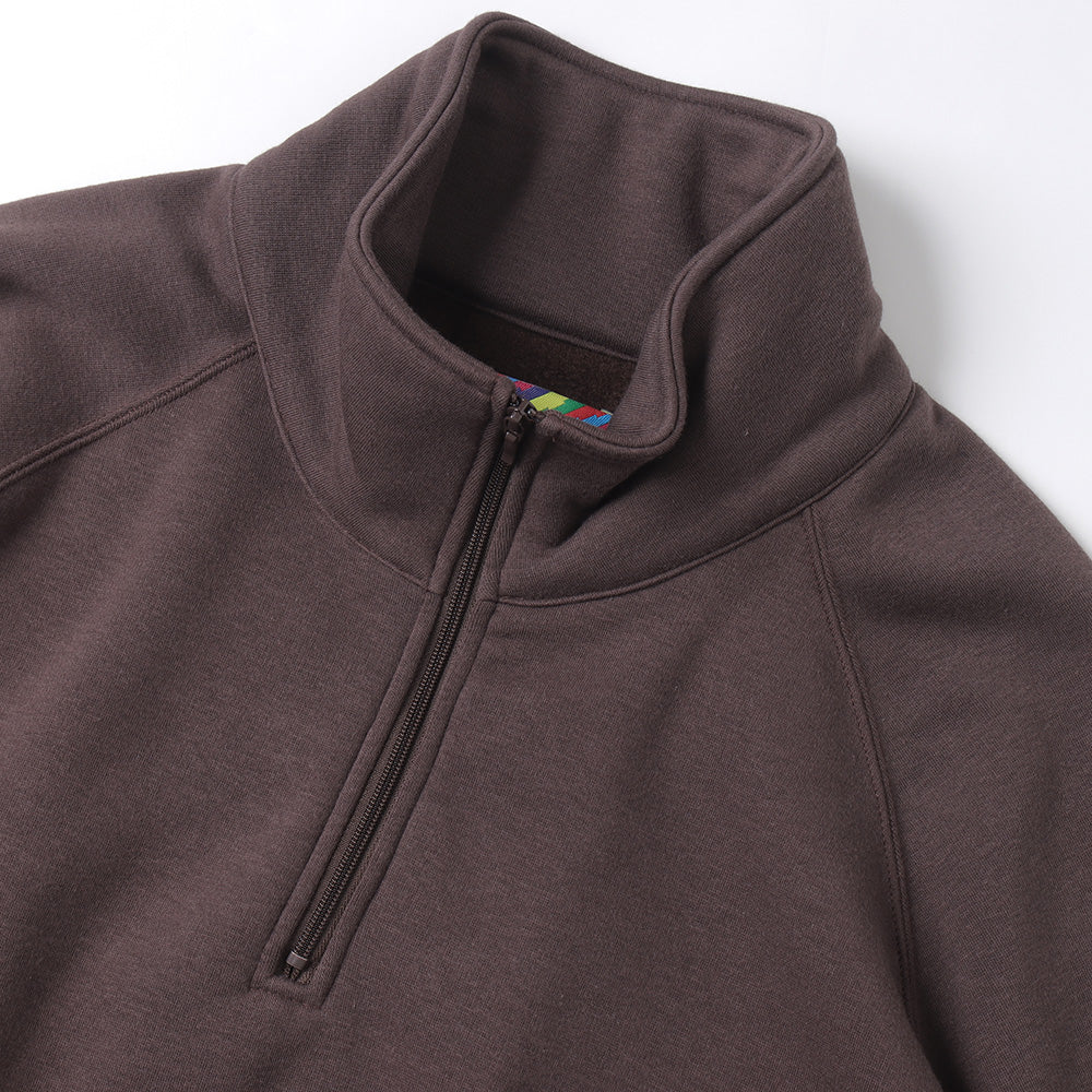 is-ness(イズネス)RELAX PULLOVER HALF ZIP SWEAT SHIRTS (1005AWCS01