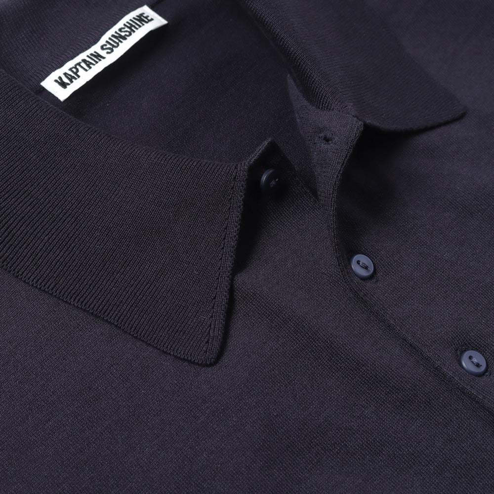 Cotton Knit Polo Shirt