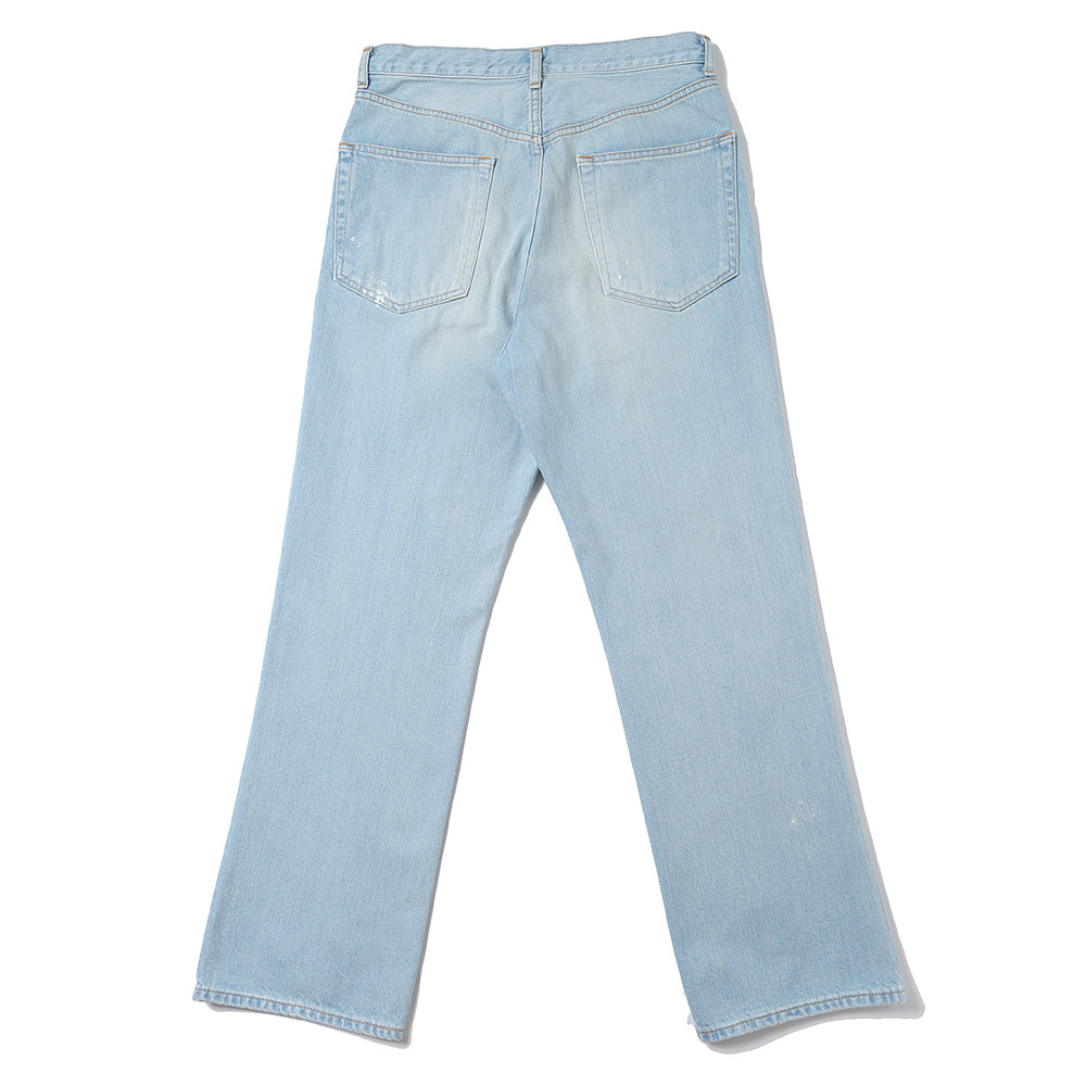 SHOE CUT JEANS ORGANIC COTTON 12oz DENIM (FADED)