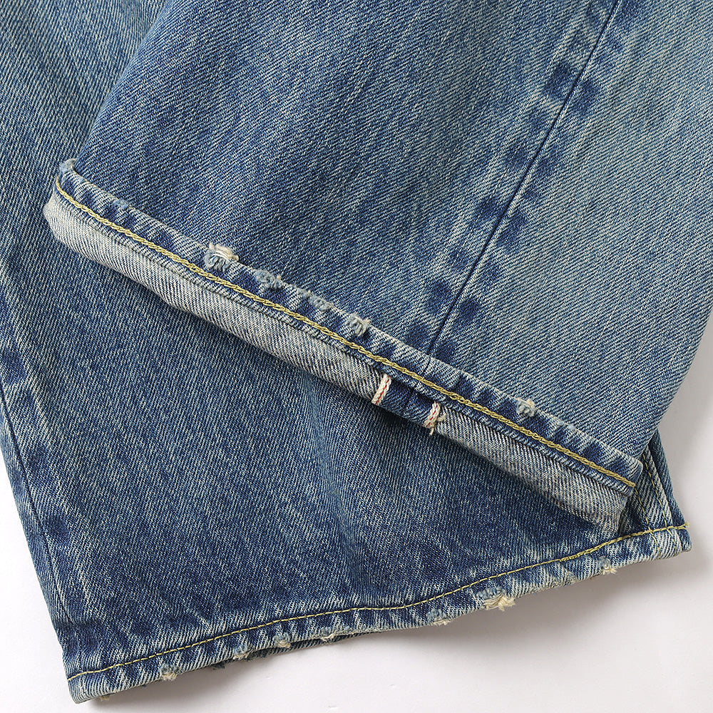 RELAX STRAIGHT JEANS ORGANIC COTTON 13.5oz SELVEDGE DENIM