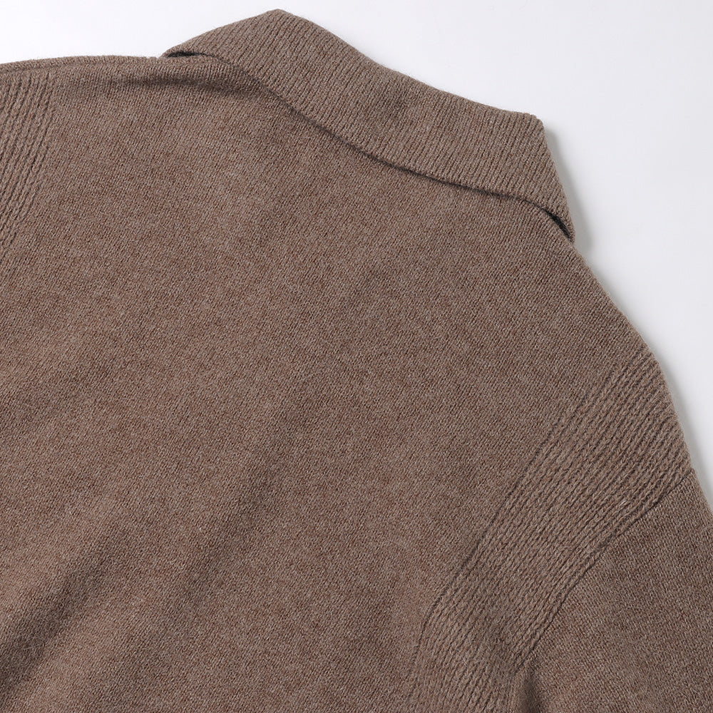 MATSUFUJI(マツフジ)Wool Knit Polo (M233-0501) | MATSUFUJI / ニット