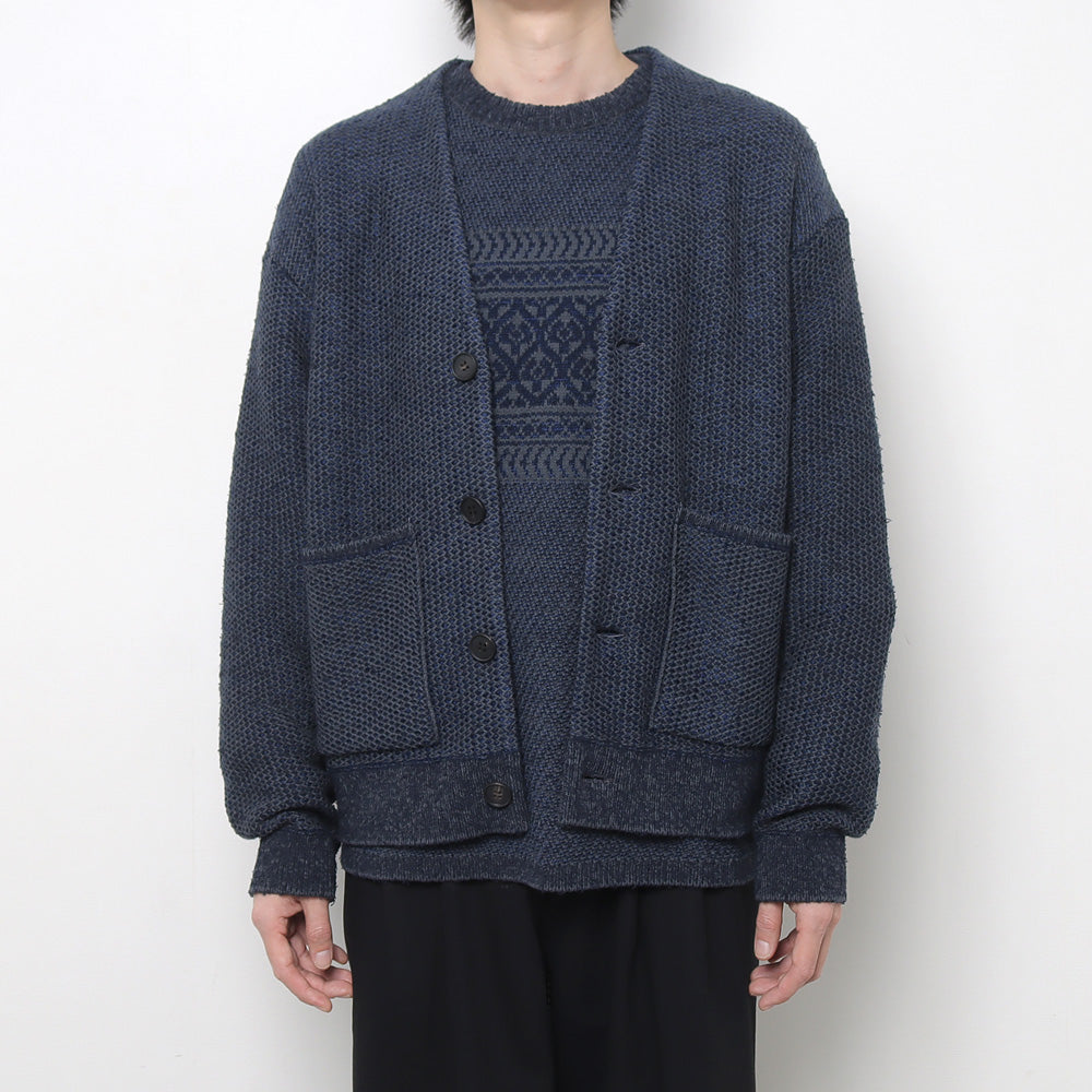 MATSUFUJI(マツフジ)Jacquard Knit Cardigan (M241-0501) | MATSUFUJI 