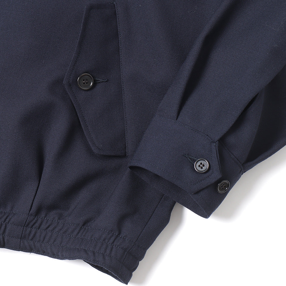 WIDE SPORTS JACKET ORGANIC WOOL SURVIVAL CLOTH (NAVY)