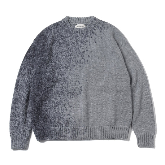 CREW NECK JUMPER (FOGGY DYEING)