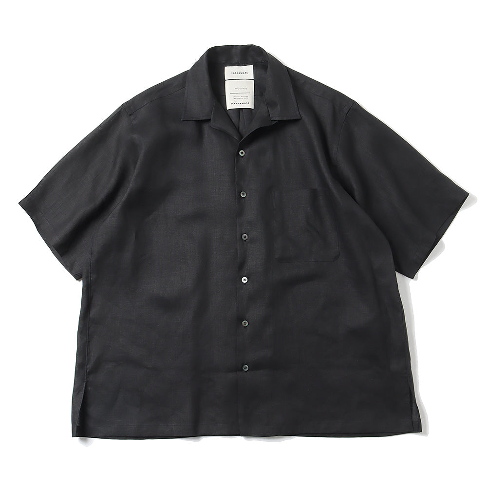 MARKAWARE(マーカウェア) - OPEN COLLAR SHIRT S/S HEMP (A23B-07SH01B