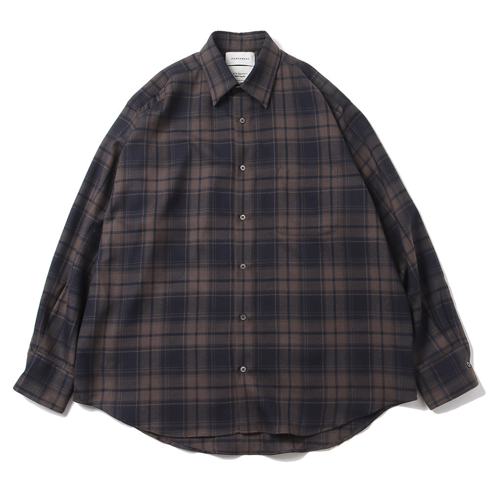 MARKAWARE(マーカウェア) - COMFORT FIT SHIRT ORGANIC WOOL