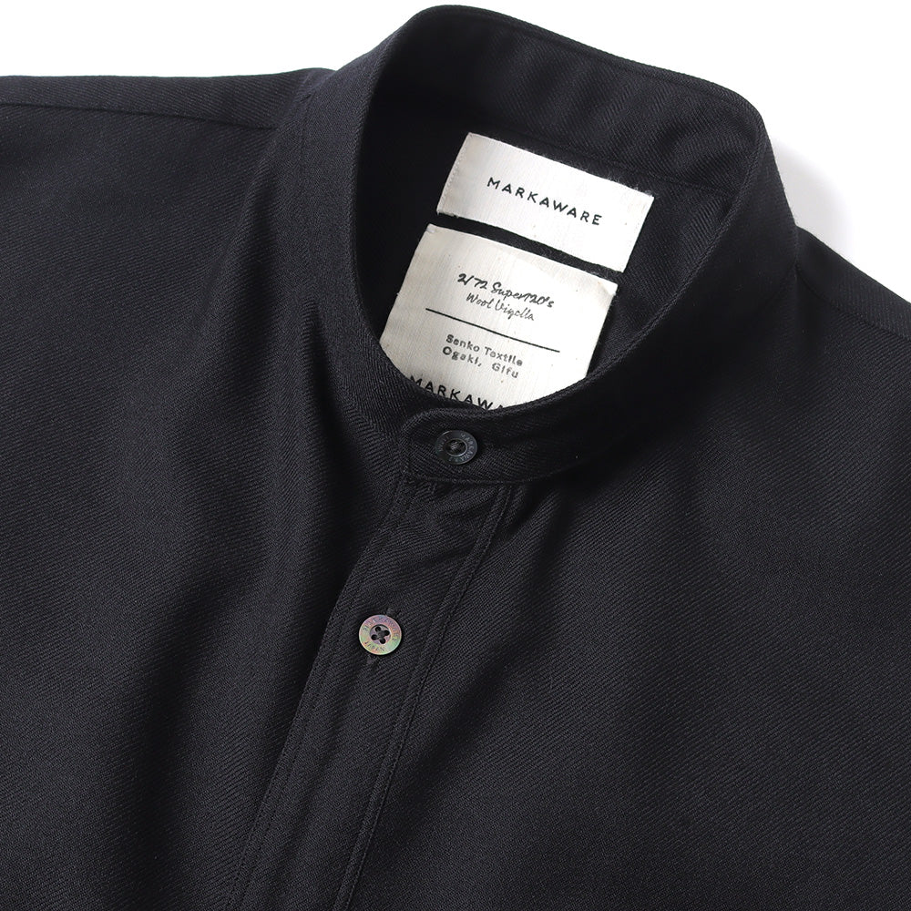 MARKAWARE(マーカウェア) - PAJAMA SHIRT ORGANIC WOOL VIYELLA (A23C