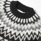 SNOW PATTERN JUMPER NATURAL COLOR ALPACA