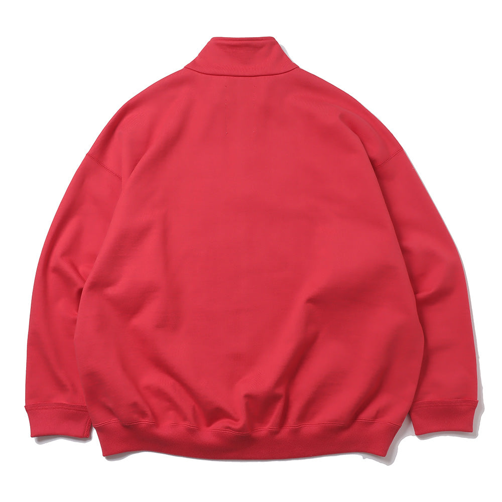 QUATER ZIP PULL OVER ORGANIC COTTON HEAVY FLEECE (A23C-05CS03C