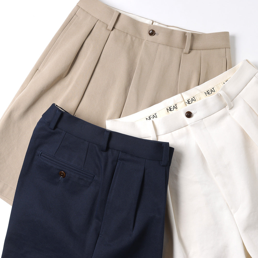 NEAT(ニート)Three Times Nidom NEAT Chino Shorts (24-01NCS-TN 