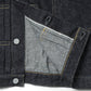 #023 LV T-BACK DENIM JACKET BLEACH ONE-WASHED