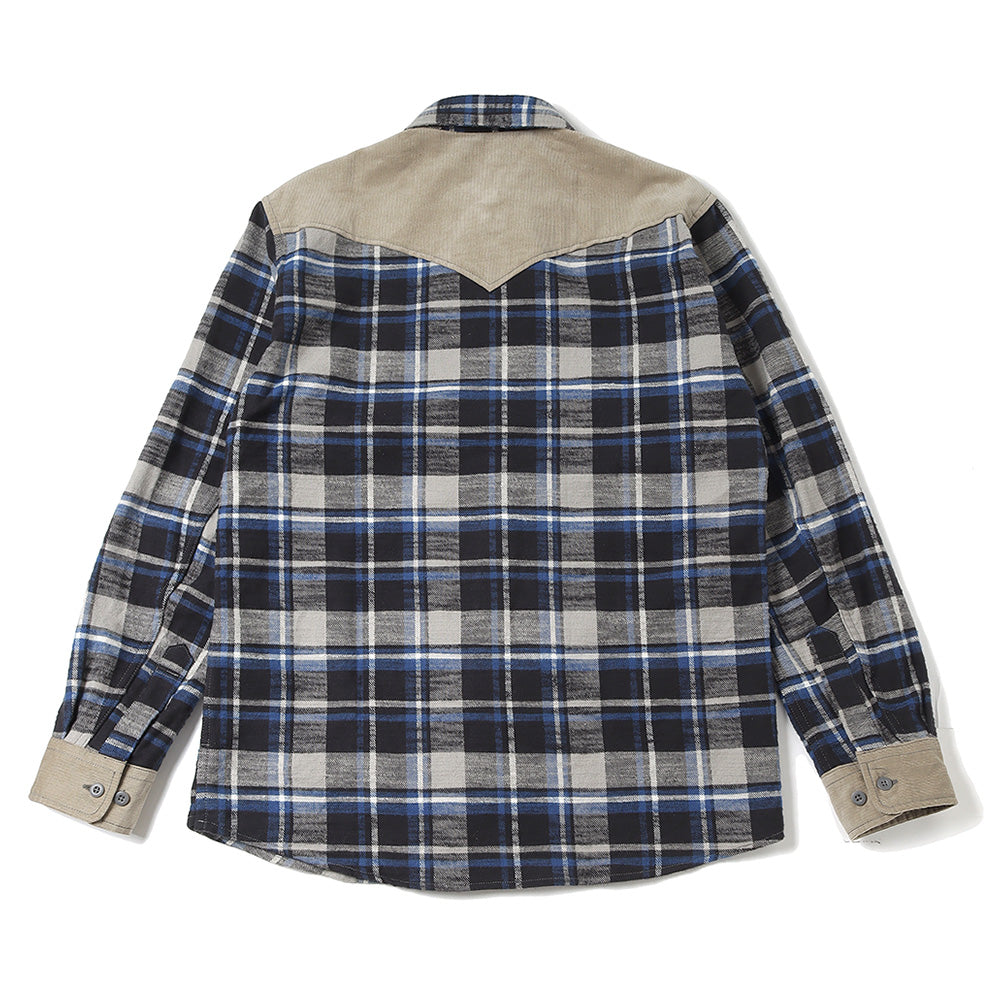 EXPLORER SHIRT COTTON SLUB FLANNEL CHECK