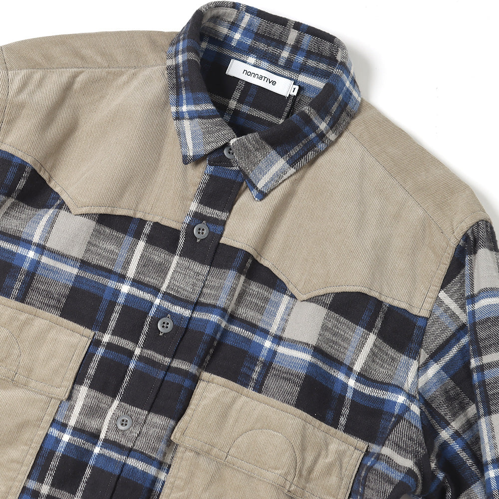 EXPLORER SHIRT COTTON SLUB FLANNEL CHECK