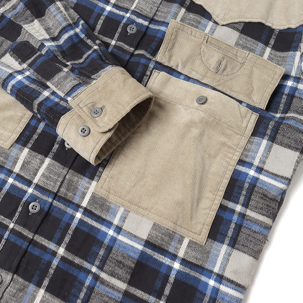 EXPLORER SHIRT COTTON SLUB FLANNEL CHECK