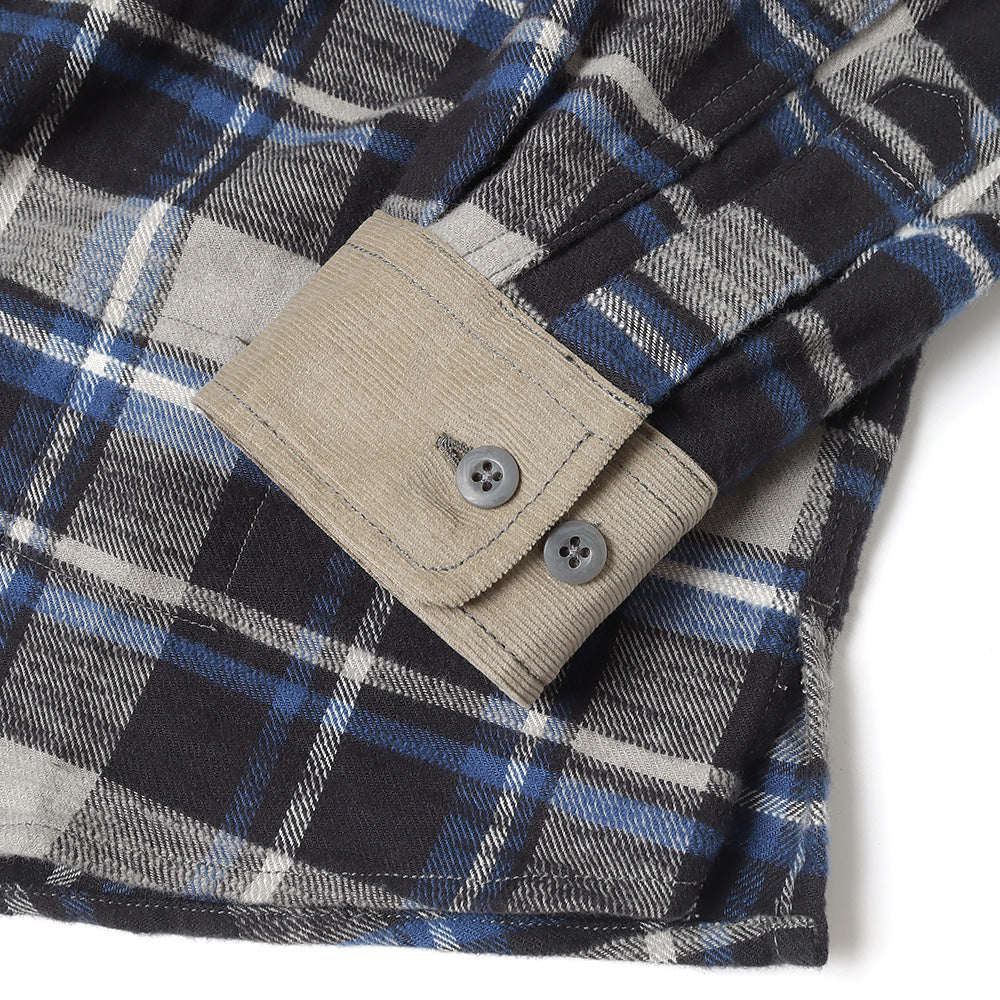 EXPLORER SHIRT COTTON SLUB FLANNEL CHECK