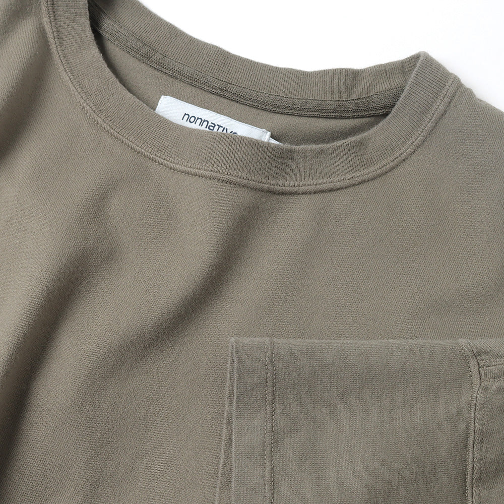 nonnative (ノンネイティブ) CLERK S/S TEE COTTON JERSEY OVERDYED NN