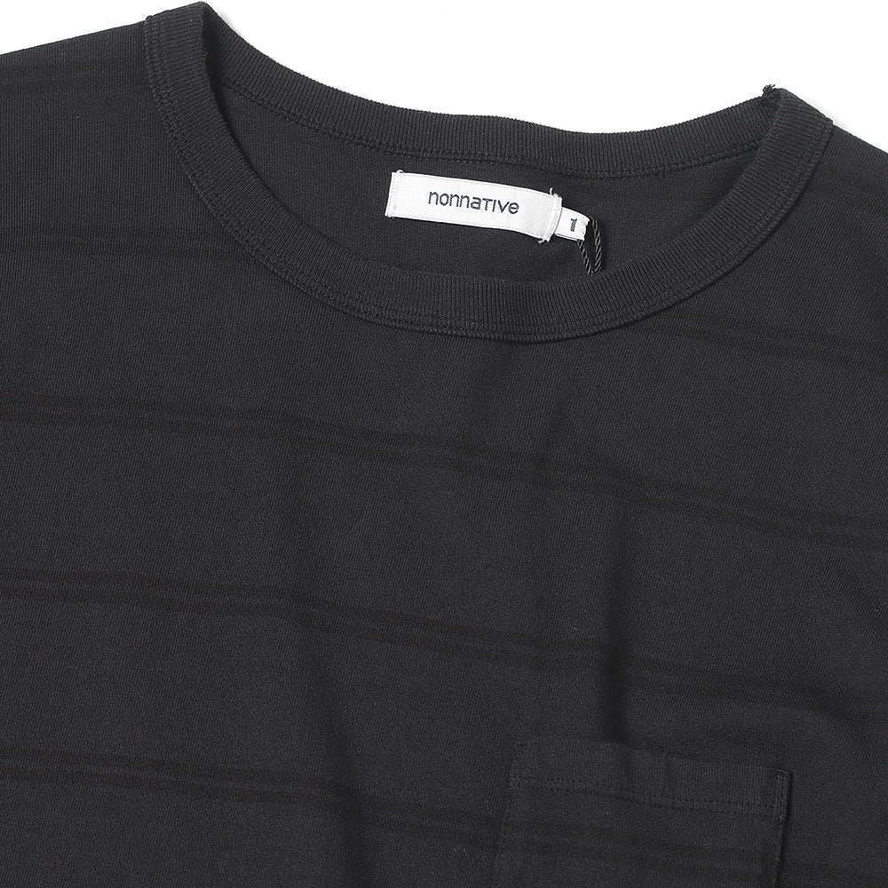 DWELLER L/S TEE COTTON JERSEY BORDER