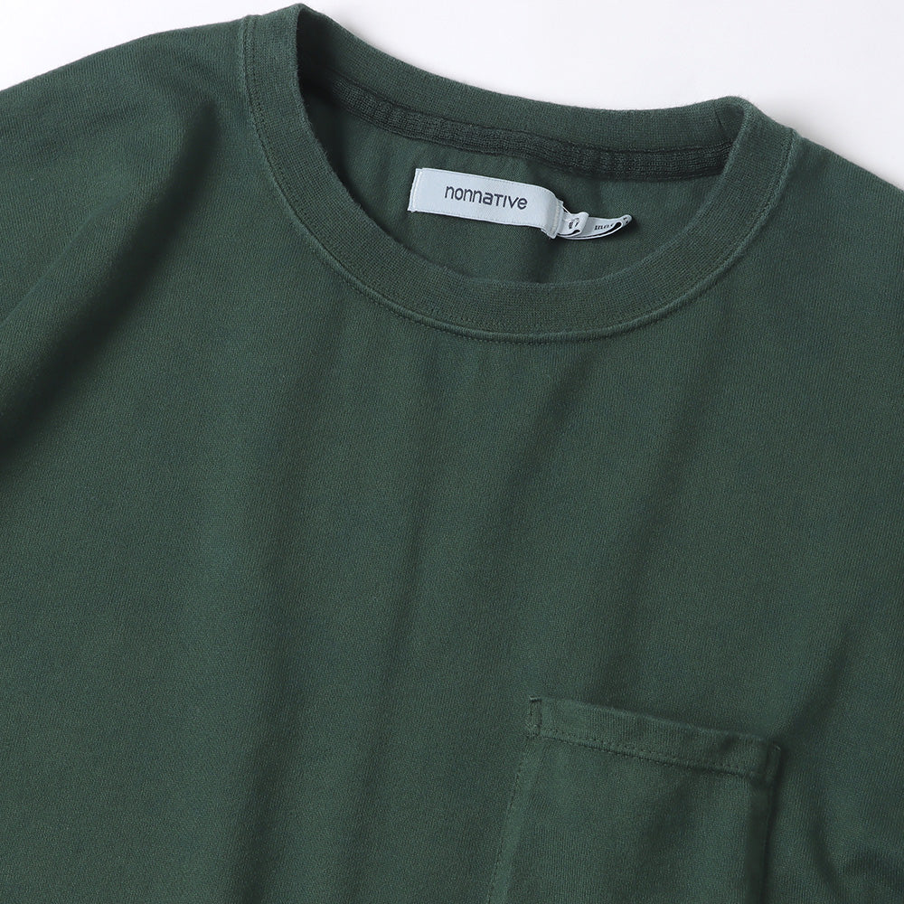 nonnative (ノンネイティブ) DWELLER L/S TEE COTTON JERSEY OVERDYED