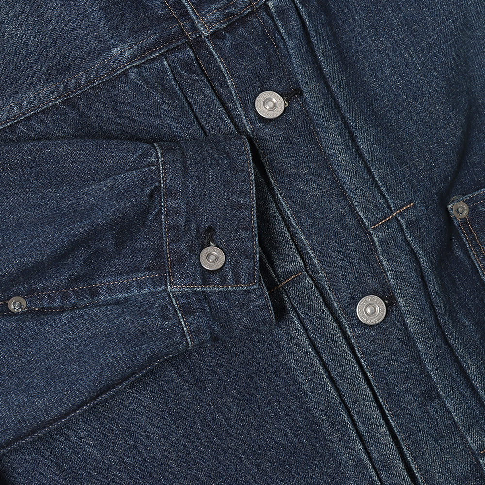 RIVETED ONE POCKET JEAN JACKET