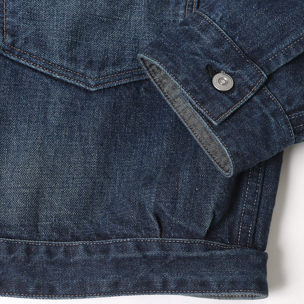 RIVETED ONE POCKET JEAN JACKET