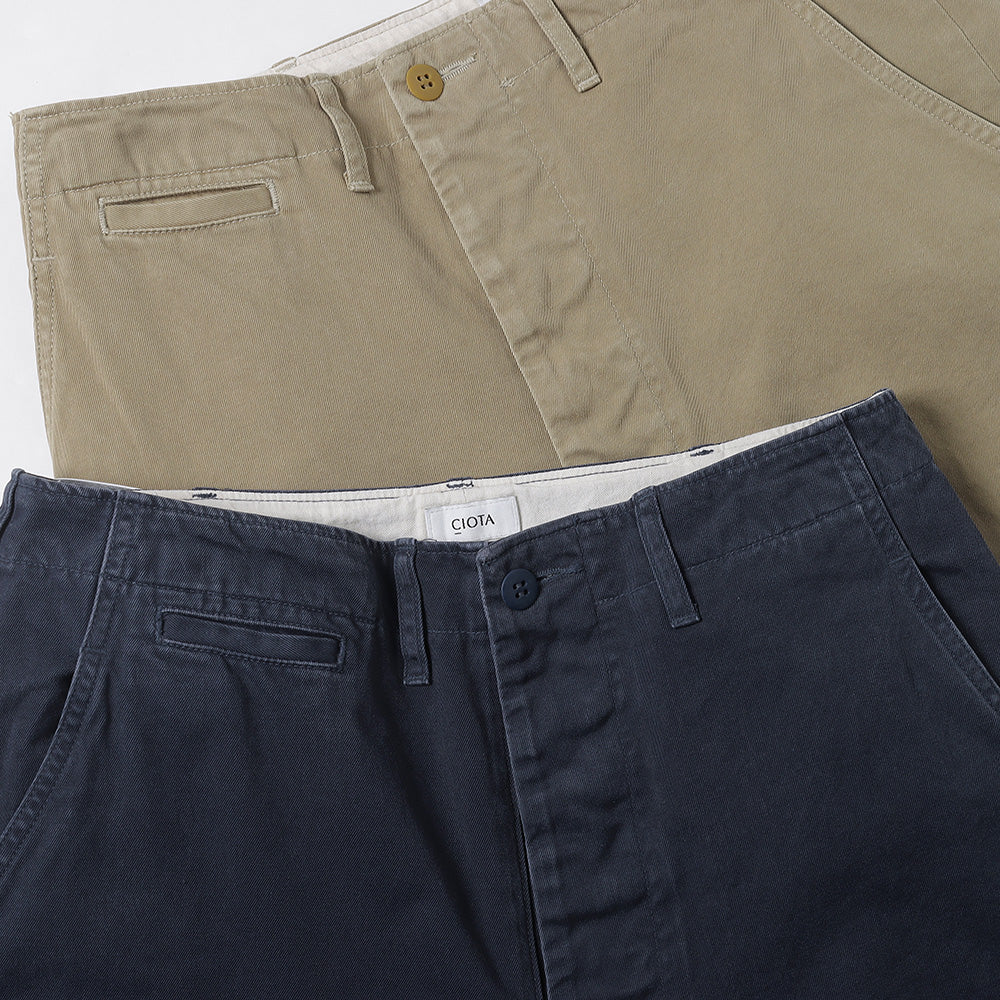 Weapon Chino Cloth Pants (43Khaki / Stone Wash)