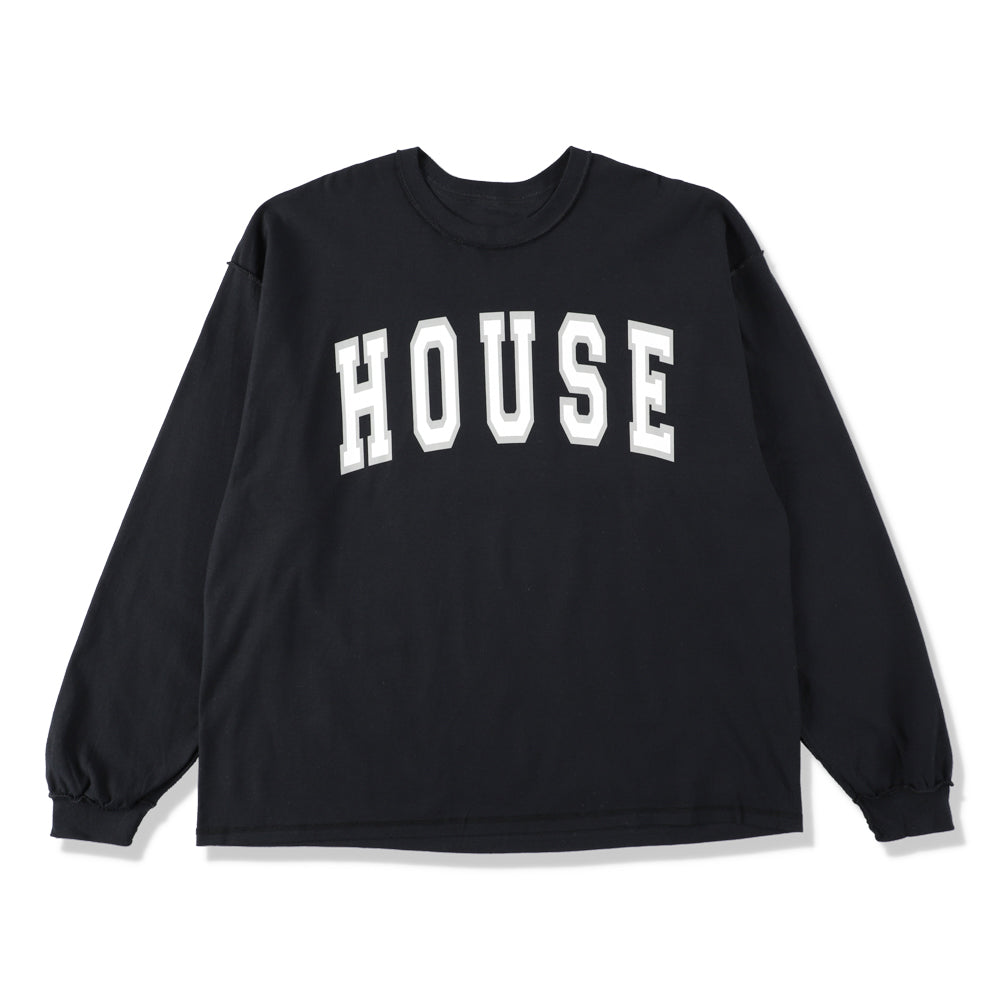 ISNESS MUSIC(イズネスミュージック)HOUSE LS T-SHIRTS (M19_HOUSE7T01