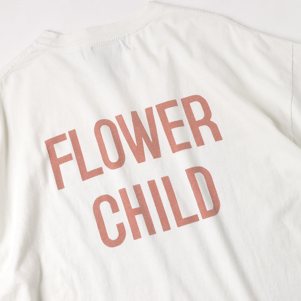 HARD SP加工20/-天竺BIGサイズT(FLOWER CHILD)