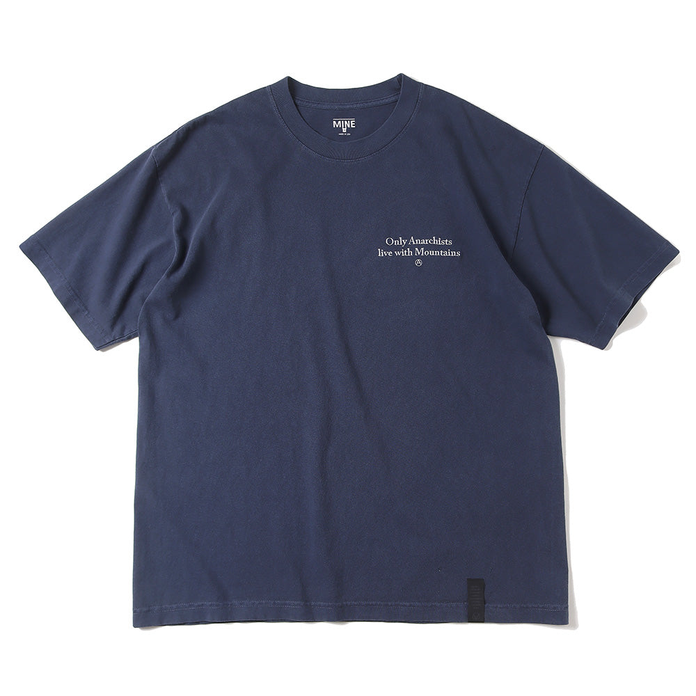 GARMENT DYE TEE SHIRT “O.A.L.W.M.”