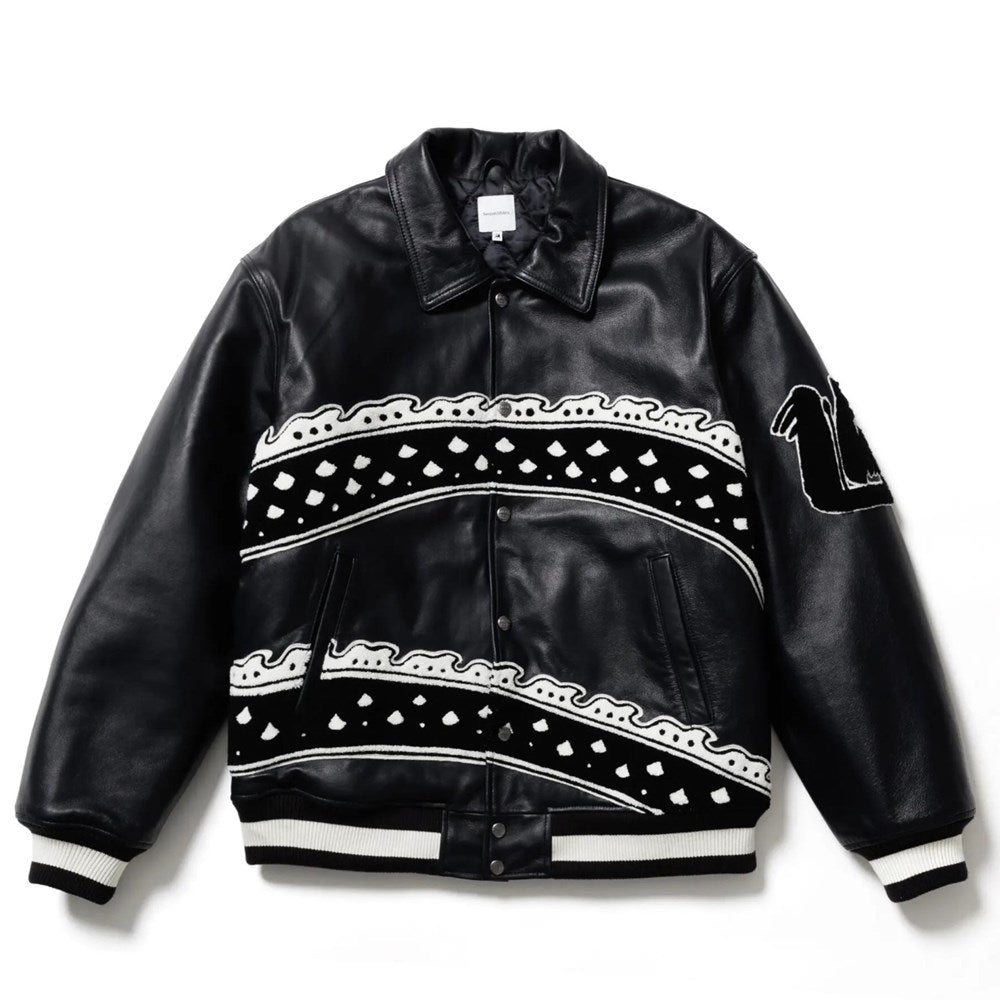 × AVIREX EASTEND DRAGON VARSITY JACKET