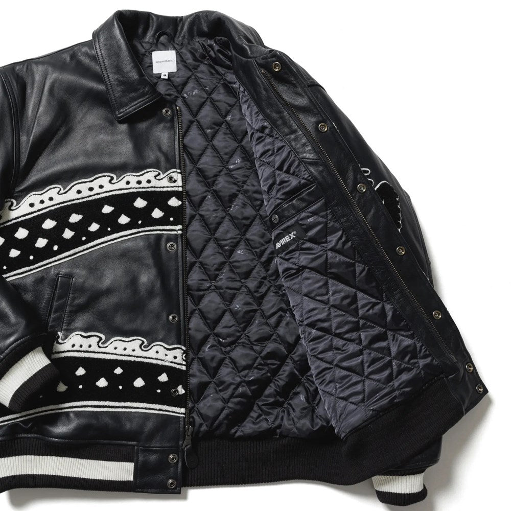 × AVIREX EASTEND DRAGON VARSITY JACKET