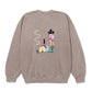 OVER DYE SWEATSHIRT MEXICAN HOUSE