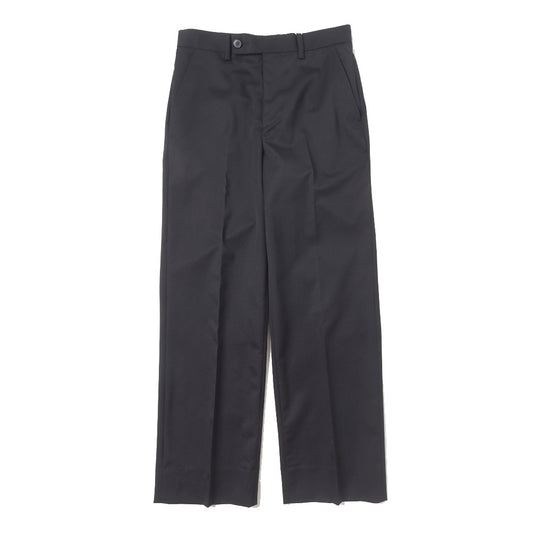 WOOL STRAIGHT TROUSERS