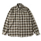 Herringbone Weave Utility Check Shirt