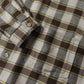 Herringbone Weave Utility Check Shirt