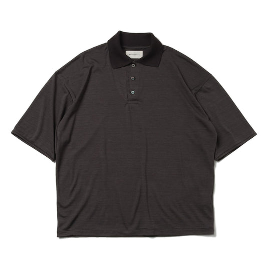 SHORT SLEEVE POLO SUPER160s WOOL WASHABLE