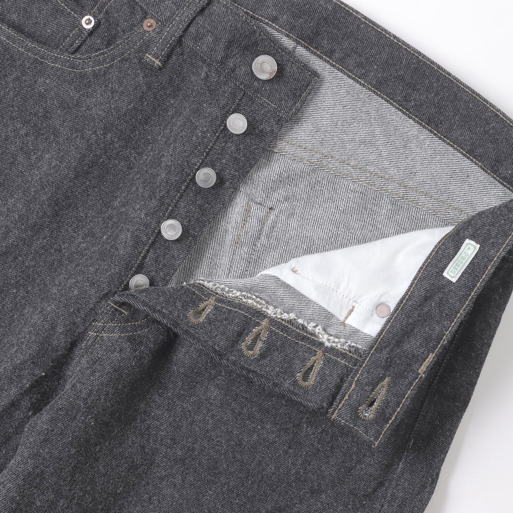 A.PRESSE (ア プレッセ) Black Washed Denim Pants 23AAP-04-11H