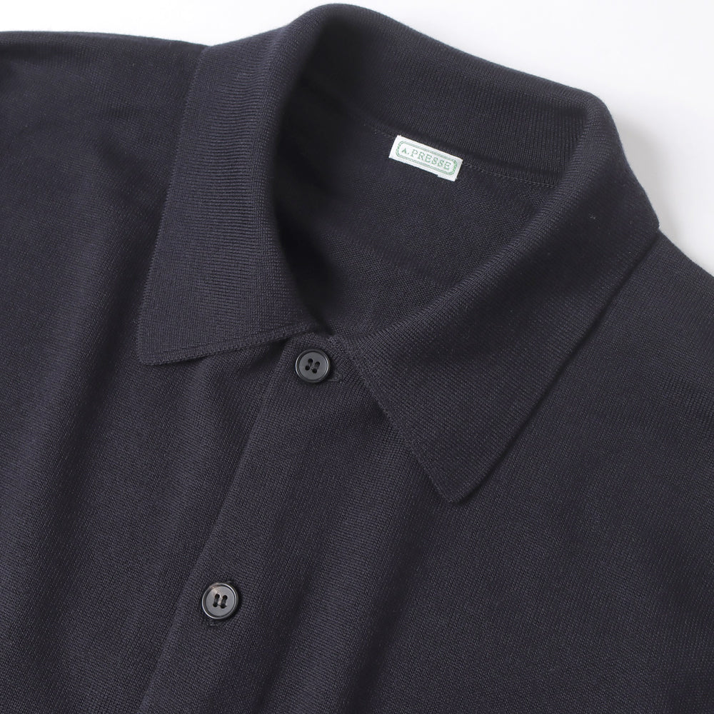 A.PRESSE (ア プレッセ) Polo Collar Cardigan 23AAP-03-09H (23AAP-03