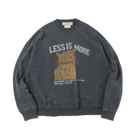 SP processed fleece crew (LESS IS MORE C)