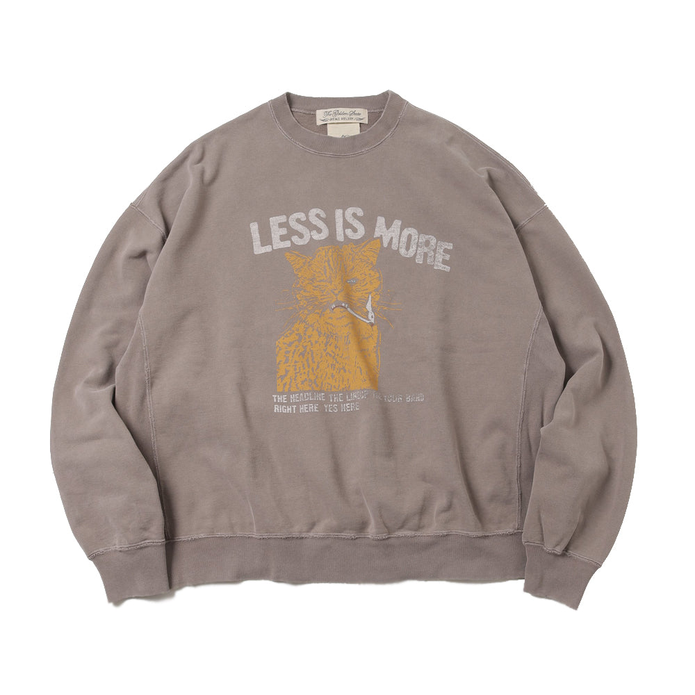 ダブルSP加工裏毛クルー(LESS IS MORE C)