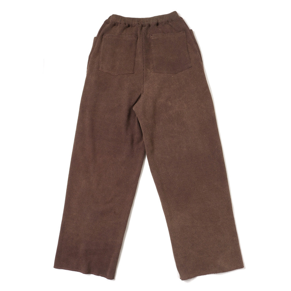 saby(サバイ)WAFFLE EASY PANTS - Pigment Stone Wash - (24A-081802) | saby / パンツ  (MEN) | saby正規取扱店DIVERSE