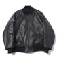 Calfskin zip jacket