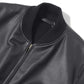 Calfskin zip jacket