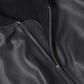 Calfskin zip jacket