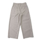 SUMMER WOOL WIDE TROUSERS