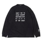 Printed Cross Crew Neck L/S T-shirt - NYC